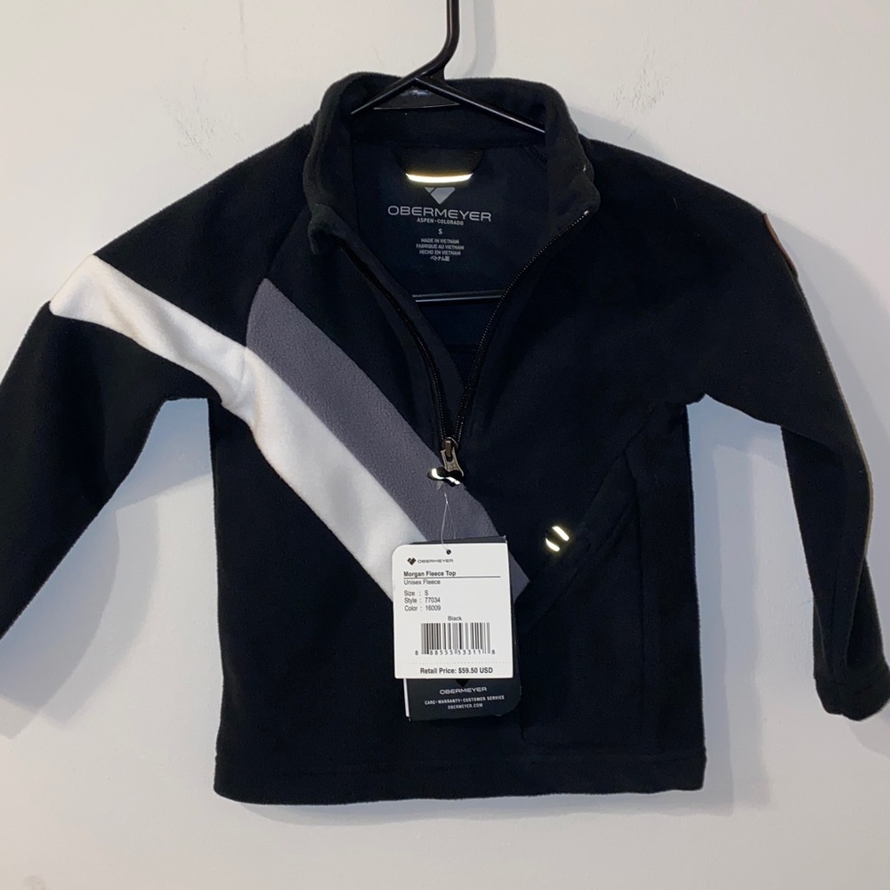 NWT!! Obermeyer Morgan Fleece 1/4 Zip Top Toddler/Little Kids Size Small 2T - Picture 6 of 7